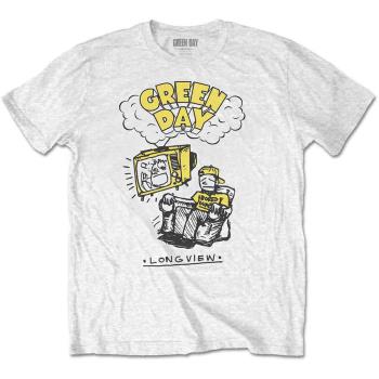 Green Day: Unisex T-Shirt/Longview Doodle (Small)