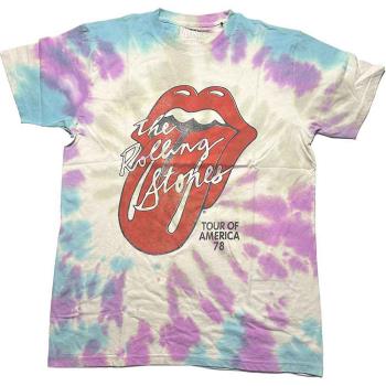 The Rolling Stones: Unisex T-Shirt/Tour of USA '78 (Wash Collection) (Medium)