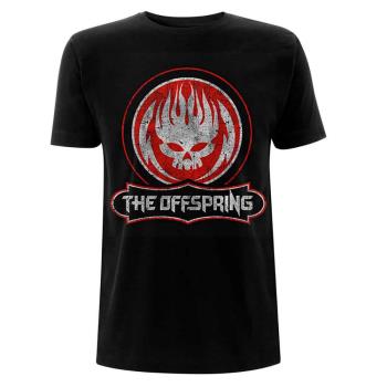 The Offspring: Unisex T-Shirt/Distressed Skull (XX-Large)