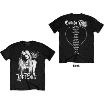 Avril Lavigne: Unisex T-Shirt/Love Sux (Back Print) (Medium)