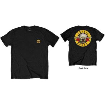 Guns N Roses: Guns N' Roses Unisex T-Shirt/Classic Logo (Back Print/Retail Pack) (Large)