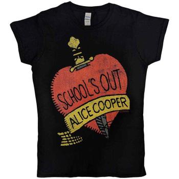 Alice Cooper: Ladies T-Shirt/School's Out (Skinny Fit) (Medium)