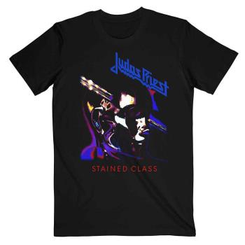 Judas Priest: Unisex T-Shirt/Stained Class Purple Mixer (Large)