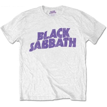 Black Sabbath: Kids Retail Pack T-Shirt/Wavy Logo (White) (3-4 Years)
