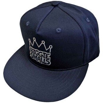 Biggie Smalls: Unisex Snapback Cap/Crown Logo (Navy Blue)