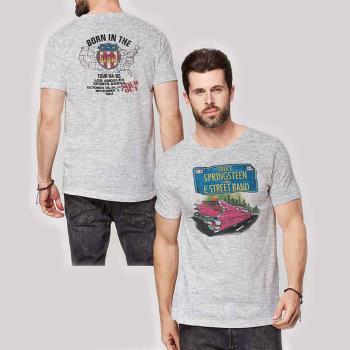 Bruce Springsteen: Unisex T-Shirt/Pink Cadillac (Back Print) (X-Large)