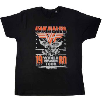 Van Halen: Unisex T-Shirt/Invasion Tour '80 (Medium)