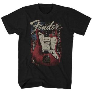 Fender: Unisex T-Shirt/Distressed Guitar (Small)