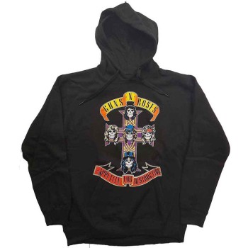 Guns N Roses: Guns N' Roses Unisex Pullover Hoodie/Appetite for Destruction (X-Large)