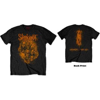 Slipknot: Unisex T-Shirt/WANYK Orange (Back Print) (Large)
