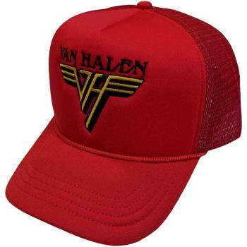 Van Halen: Unisex Mesh Back Cap/Text & Yellow Logo