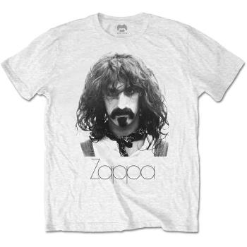 Frank Zappa: Unisex T-Shirt/Thin Logo Portrait (Small)