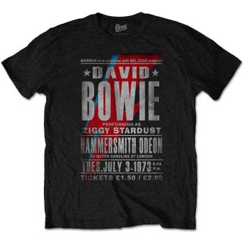David Bowie: Unisex T-Shirt/Hammersmith Odeon (X-Large)