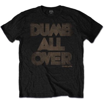 Frank Zappa: Unisex T-Shirt/Dumb All Over (Black) (X-Large)