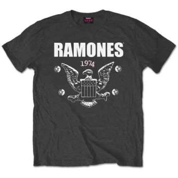 Ramones: Unisex T-Shirt/1974 Eagle (Large)
