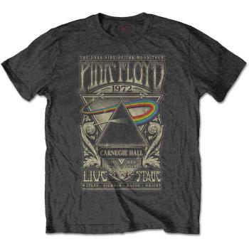 Pink Floyd: Unisex T-Shirt/Carnegie Hall Poster (Large)