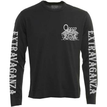 Queen: Unisex Long Sleeve T-Shirt/Extravaganza (Sleeve Print) (X-Large)