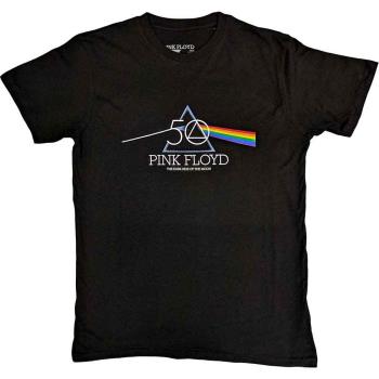 Pink Floyd: Unisex T-Shirt/50th Prism Logo (Small)