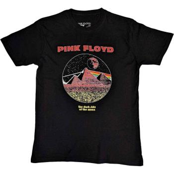 Pink Floyd: Unisex T-Shirt/Vintage Pyramids (Large)
