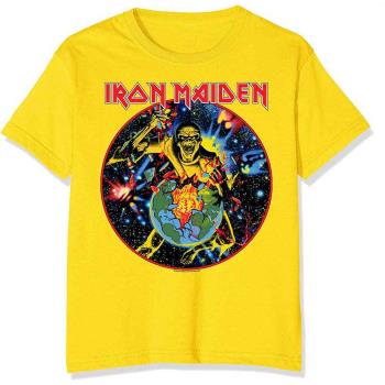 Iron Maiden: Unisex T-Shirt/World Piece Tour Circle (XX-Large)
