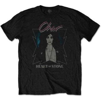 Cher: Unisex T-Shirt/Heart of Stone (Large)