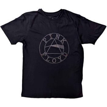 Pink Floyd: Unisex Hi-Build T-Shirt/Circle Logo (Large)