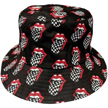The Rolling Stones: Unisex Bucket Hat/Checker Tongue Pattern (Small/Medium)