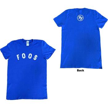 Foo Fighters: Unisex T-Shirt/Foos Logo (Back Print) (Ex-Tour) (Small)