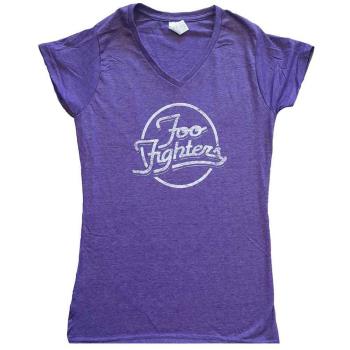 Foo Fighters: Ladies T-Shirt/Text Logo (Ex-Tour) (Medium)