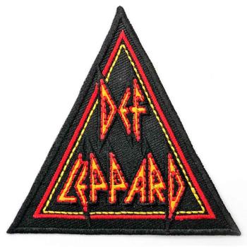 Def Leppard: Standard Woven Patch/Tri-Logo