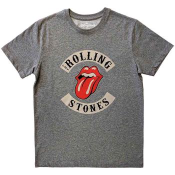 The Rolling Stones: Unisex T-Shirt/Biker Tongue (Medium)