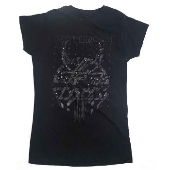 Disturbed: Ladies T-Shirt/Omni Foil (Ex-Tour) (Large)