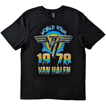Van Halen: Unisex T-Shirt/World Tour '78 (Medium)