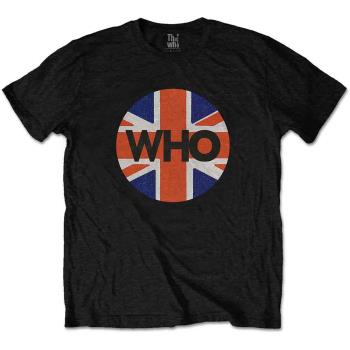 The Who: Unisex T-Shirt/Union Jack Circle (Large)