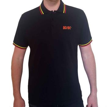 AC/DC: Unisex Polo Shirt/Classic Logo (X-Large)