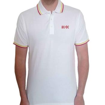 AC/DC: Unisex Polo Shirt/Classic Logo (Large)