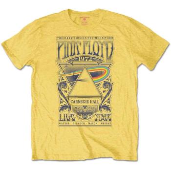 Pink Floyd: Unisex T-Shirt/Carnegie Hall Poster (Small)