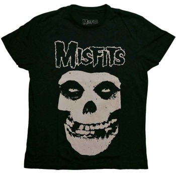Misfits: Unisex T-Shirt/Logo & Fiend (Black) (Large)