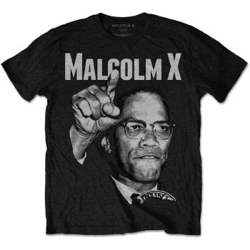 Malcolm X: Unisex T-Shirt/Pointing (XX-Large)