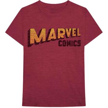 Marvel Comics: Unisex T-Shirt/Warped Logo (X-Large)