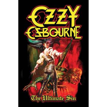 Ozzy Osbourne: Textile Poster/The Ultimate Sin