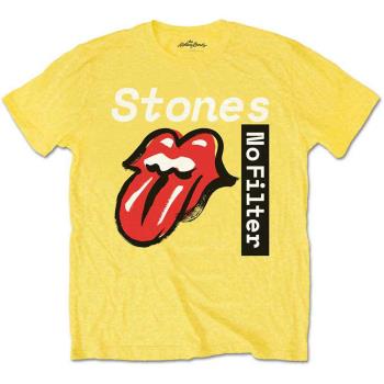 The Rolling Stones: Kids T-Shirt/No Filter Text (Soft Hand Inks) (5-6 Years)