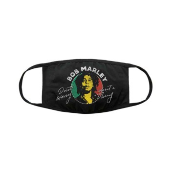 Bob Marley: Face Mask/Don't Worry (Black)