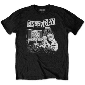 Green Day: Unisex T-Shirt/TV Wasteland (Medium)