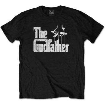 The Godfather: Unisex T-Shirt/Logo White (Black) (XX-Large)