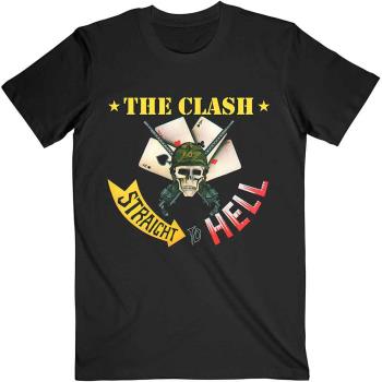 The Clash: Unisex T-Shirt/Straight To Hell Single (X-Large)