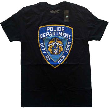 New York City: Unisex T-Shirt/Police Dept. Badge (Small)