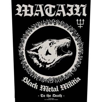 Watain: Back Patch/Black Metal Militia