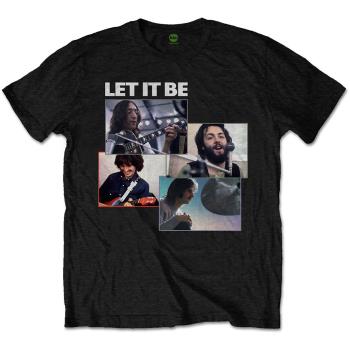 The Beatles: Unisex T-Shirt/Let It Be Recording Shots (X-Large)
