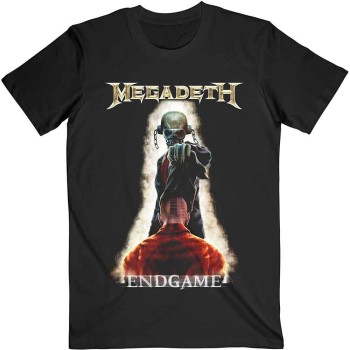 Megadeth: Unisex T-Shirt/Vic Removing Hood (Black) (Large)